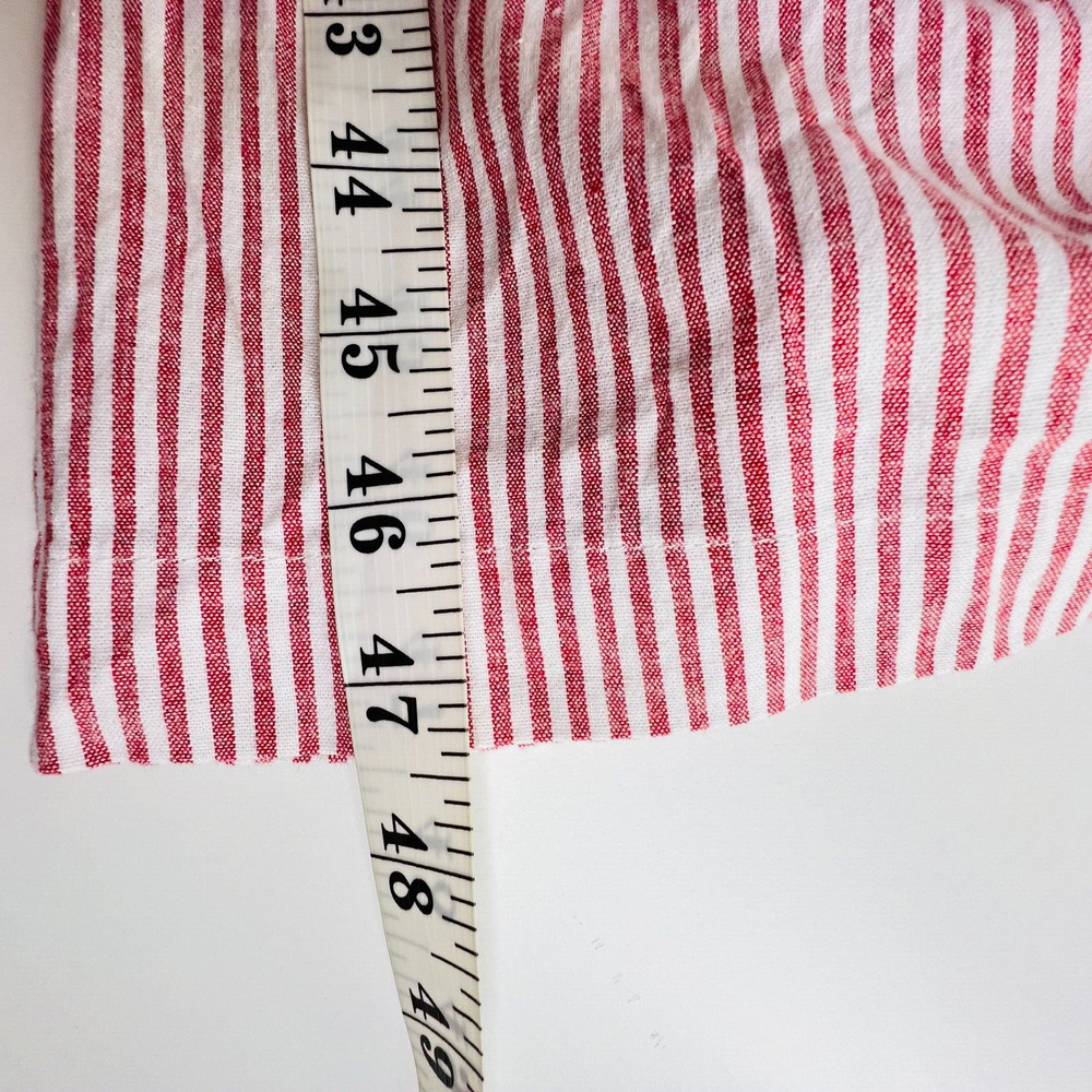 Etiquette Pinstripe Jumpsuit Size‎ Medium Heartshape Neckline - Picture 5 of 11